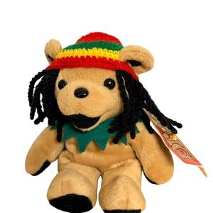 Grateful Dead Dancing Bean Bear DREAD HEAD Liquid Blue 7" RETIRED